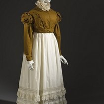 Woman’s Spencer Jacket and Petticoat, circa 1815