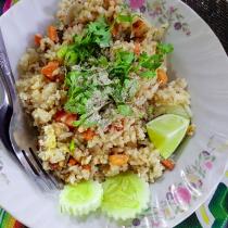 ЖАРЕНЫЙ РИС (FRIED RICE) - НАЦИОНАЛЬНАЯ ТАЙСКАЯ КУХНЯ - РЕЦЕПТ.