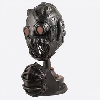 Tooth Monster Steampunk Leather Art Gasmask