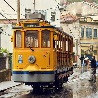 Трамвай Санта-Терезы - Bondinho Santa Teresa, Rio de Janeiro